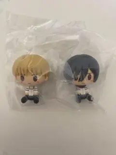 一番くじ 進撃の巨人 H賞 ちょこのっこ フィギュア ミカサ アルミン