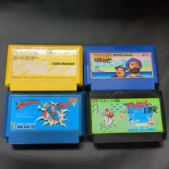 ファミコンソフト　4本セット　ジャンク品