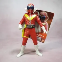 ソフビ魂　アカレンジャー　タグ付きソフビ