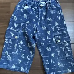 BREEZE セーリングボート柄 ハーフパンツ 130