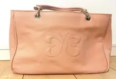 美品　HANAE MORI ピンク　レディースバッグ　ハンドバッグ　春物