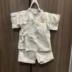 アプレレクール 甚平 おさかな幾何学柄 80cm