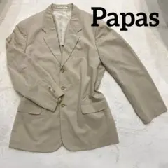 【美品】Papas パパス　マニエールドヘミング テーラードジャケットのサムネイル