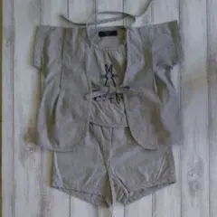 【美品】COMME CA DU MODE 甚平３点セット  80cm