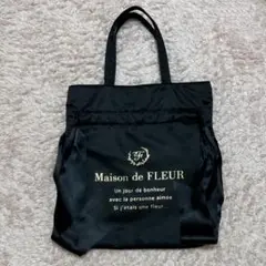 Maison de FLEUR ダブルリボンギャザートートバッグ