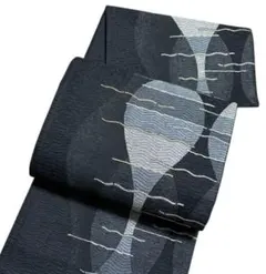 A 9高級袋帯 六通柄 抽象 金銀糸　美品　着物