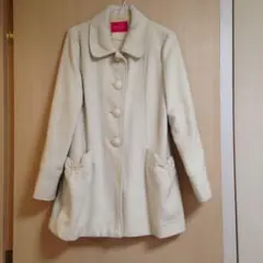 ピンキーガールズ☆コート☆オフホワイト☆送料込み