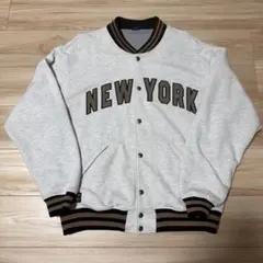 AVIREX NEW YORK ジャンパー Lサイズ グレー