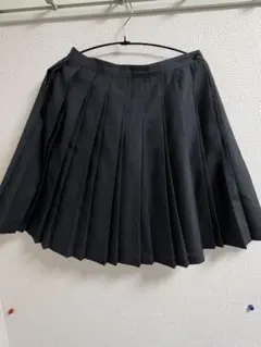 agnès b. 黒 プリーツスカート 38のサムネイル