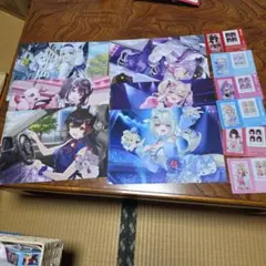 ホロライブ　クリアファイル６枚　クリアシート６枚フルセット