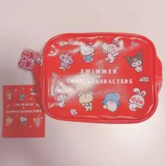 SWIMMER サンリオキャラクターズ ポーチ 赤