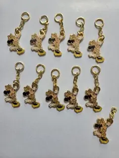 ミニー ゴールド チャーム 10個セット