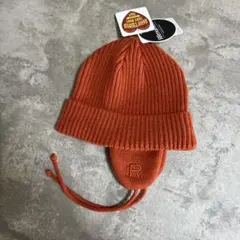 RRmoment ニット帽 54～56cm 新品未使用 オレンジ　ルルモーメント