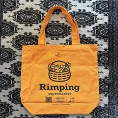 Rimping supermarket トートバッグ オレンジ