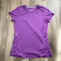 NIKE　ナイキランニング　DRI-FIT　レディース半袖シャツ　紫