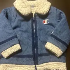 Champion デニムブルー アウター ~95cm