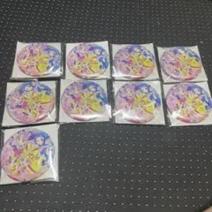 プリキュア キミプリ展 缶バッジ 集合 キュアアイドル ウインク キュンキュン