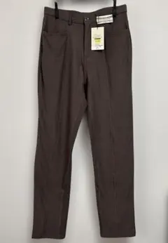 no.1722新品ブラウン ストレッチコットン パンツ