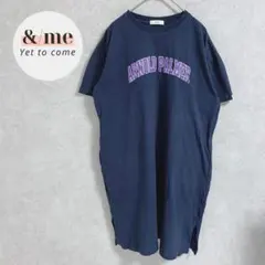 アーノルドパーマー　カットソーワンピース　半袖　ロング　ポケット　コットン