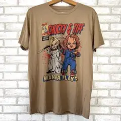 CHUCKY チャッキー&ティファニー チャイルドプレイ 映画Tシャツ M 古着