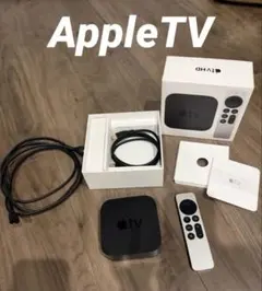 Apple TV 4K ブラック リモコン付き MQD22J/A - メルカリ