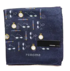 renoma PARIS ハンカチ ネイビー 小物のサムネイル