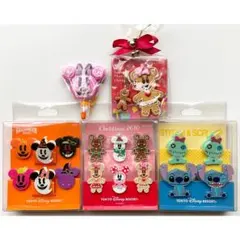 Disney land 2010 clip magnet ミッキー スティッチ