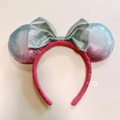 【美品】ディズニー カチューシャ ミニー ブルー