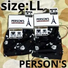新品 ☆ PERSON'S ☆ Tバックパンツ ☆ メンズ2枚セット ☆ LL