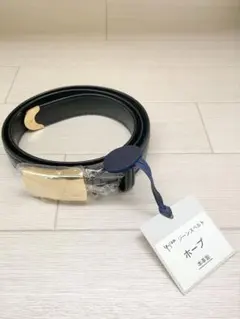 新品未使用】希少 印傳屋 HAYATO ゴールド金具 鹿革 漆 レザーベルト