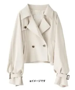 【タグ付き新品未使用】LILLIAN CARAT ショートトレンチコート M