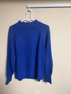 Samansa Mos2 blue ニット ブルー Mのサムネイル
