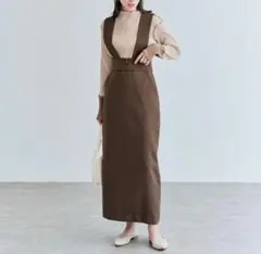 maviru ジャンスカ《ストレートジャンパースカート》