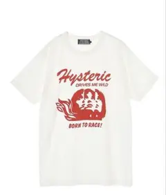 ヒステリックグラマーBORN TO RACE TシャツS白 - メルカリ
