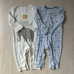 Baby GAP 9-12m 6-12m 70 ロンパース くま ぞう セット