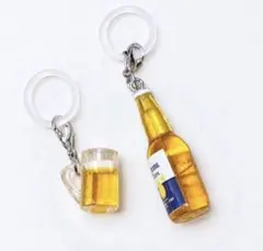 【おまとめ割あり】　めじるしアクセサリー　ビール　ビールジョッキ　2個セット