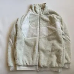 Nike 양털 리버시블 보아 재킷 크림색 남성 L