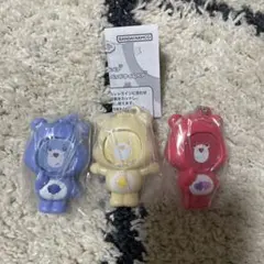 新品 Care Bears ケアベア フォトフレームマスコット ガチャ3個セット