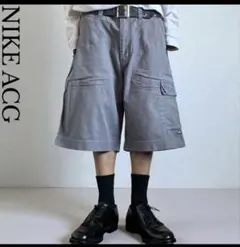 90s 00s NIKE ACG ワイド カーゴショーツ 迷彩柄 Y2K W38 - メルカリ