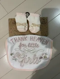 スタイと靴下セット 0-6ヶ月