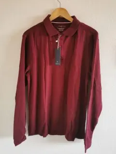 トミーヒルフィガー メンズ　ポロシャツ　レッド　2XL