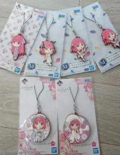 五等分の花嫁 五等分の花嫁∬ 1番くじ ラバスト 中野二乃 6点 まとめ売り