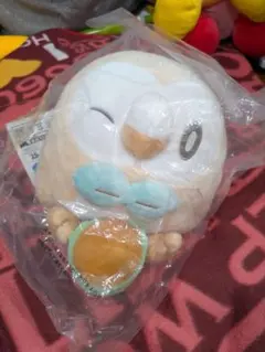 一番くじ ポケピース PEACEな夜のひととき D賞 モクローぬいぐるみ