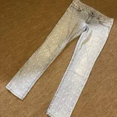 ZARA レオパード柄 スキニーデニム 13-14歳