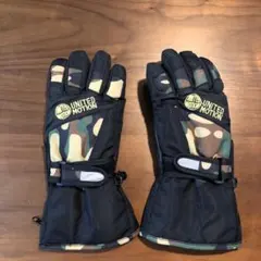 UNITED MOTION 迷彩 スキー・スノーボードグローブ