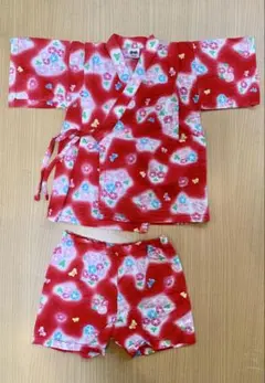 アサガオ柄 甚平 90cm