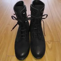 【新品】REGAL リーガル レースアップブーツ 本革 ブラック 23.0cm