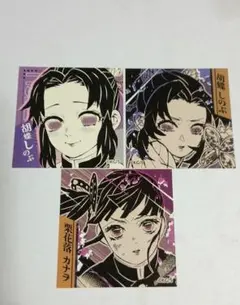鬼滅の刃 スクエアステッカー 胡蝶しのぶ 栗花落カナヲ