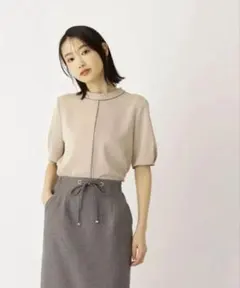 NATURAL BEAUTY BASIC 五部袖ブラウス