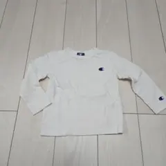 Champion 長袖カットソー 100 ホワイト